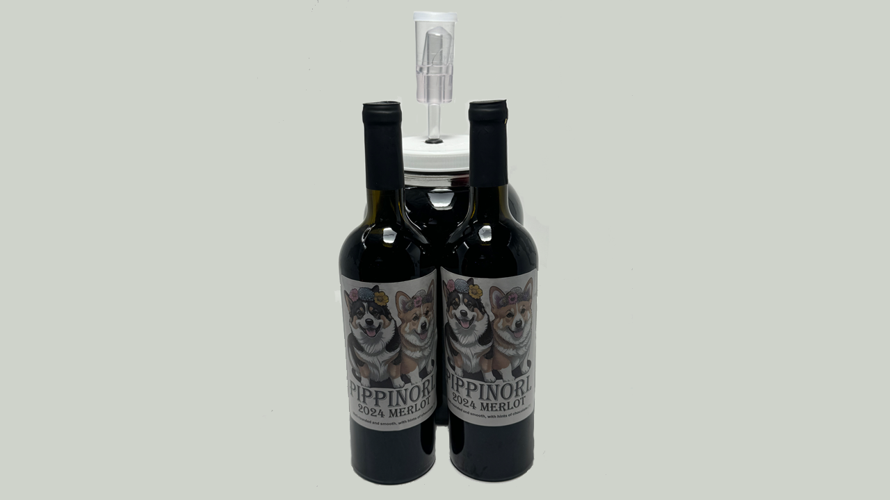 merlot wine bottles